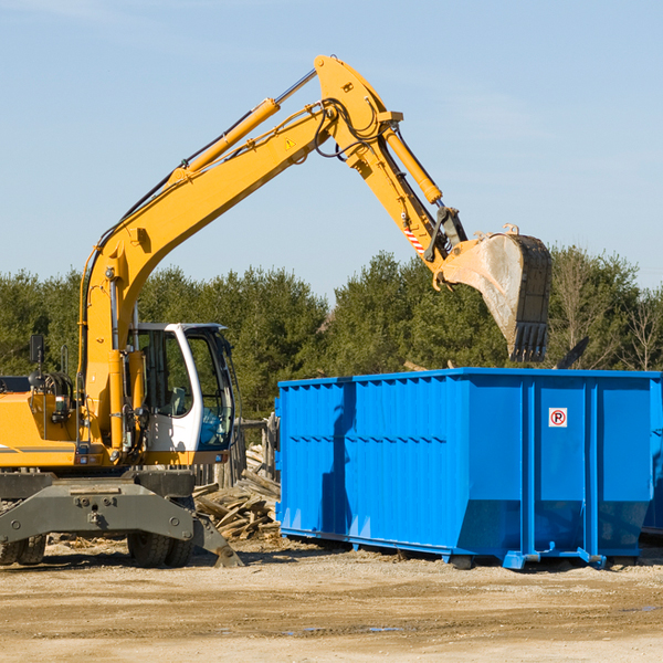 what are the rental fees for a residential dumpster in Prairie Lake WI